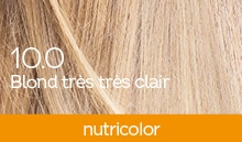 Coloration Naturelle Nutricolor pour cheveux 10.0