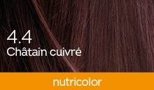 Coloration Naturelle Nutricolor pour cheveux 4.4