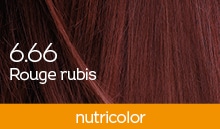 Coloration Naturelle Nutricolor pour cheveux 6.66