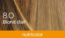 Coloration Naturelle Nutricolor pour cheveux 8.0