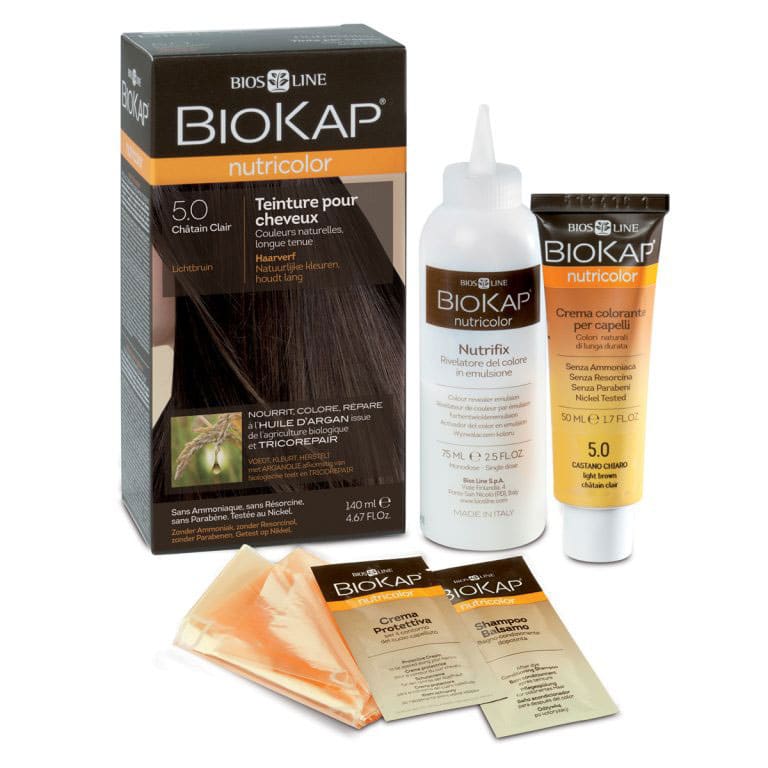 Coloration naturelle, végan et végétale des cheveux blancs : BioKap Nutricolor