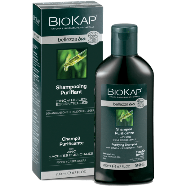 shampooing bio purifiant anti démangeaisons et anti pellicules