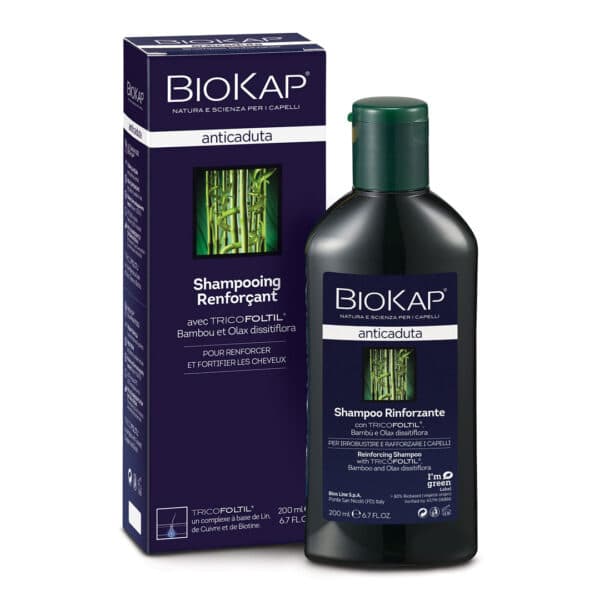 shampooing anti chute vegan au complexe Tricofoltil breveté